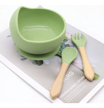 将图片加载到图库查看器,14pcs Non-Slip Silicone Baby Cutlery Set.