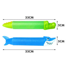 将图片加载到图库查看器,33cm Kids Summer Water Gun Toys Pistol Blaster Shooter Outdoor Swimming Pools Shark Crocodile Squirter Foam Soake Water Gun Toy