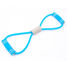 将图片加载到图库查看器,2020 Hot Yoga Gum Fitness Resistance 8 Word Chest Expander Rope Workout Muscle Fitness Rubber Elastic Bands for Sports Exercise