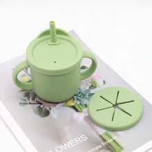 将图片加载到图库查看器，14pcs Non-Slip Silicone Baby Cutlery Set.
